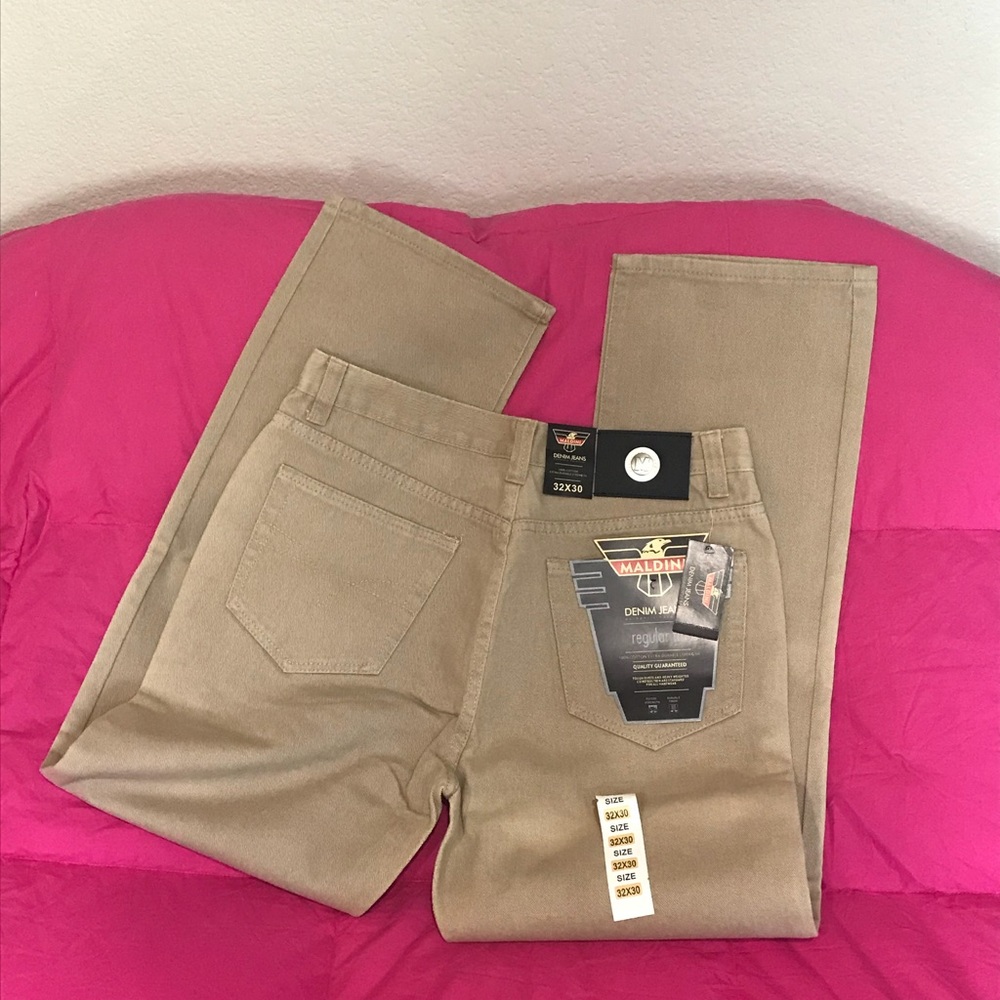 Maldini Beige Jeans 👖